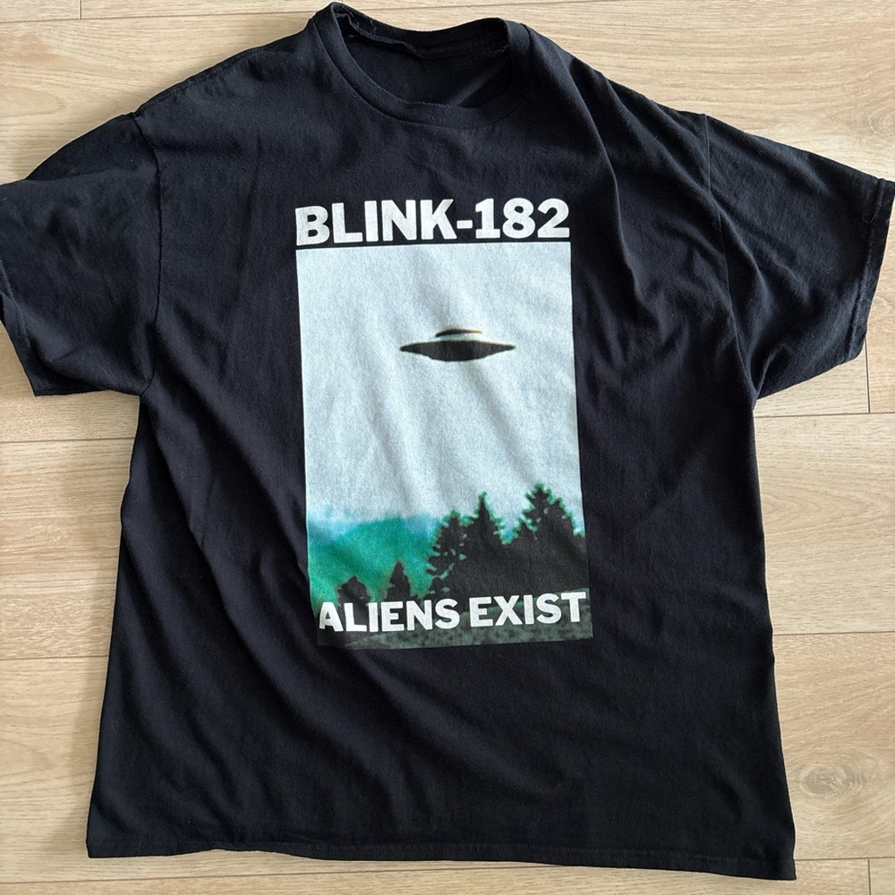 Black Blink-182 Graphic T-Shirt